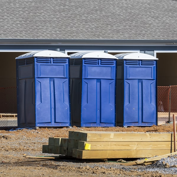 what is the cost difference between standard and deluxe portable toilet rentals in Pleasant Grove Ohio